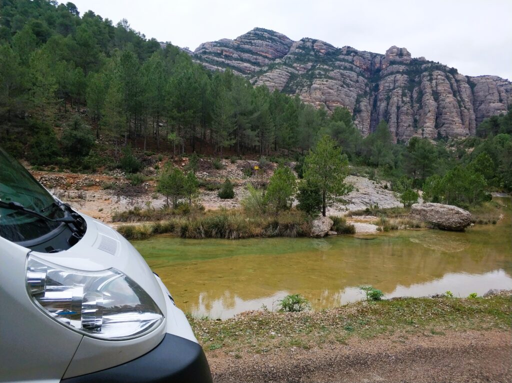 Acceso a La Pesquera de Beceite, Parque Natural de Els Ports, Teruel